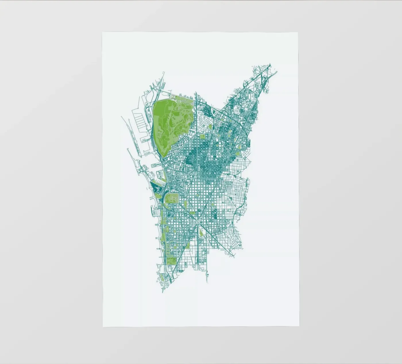 Barcelona Pattern No Pattern PVC Plane von Mattygug