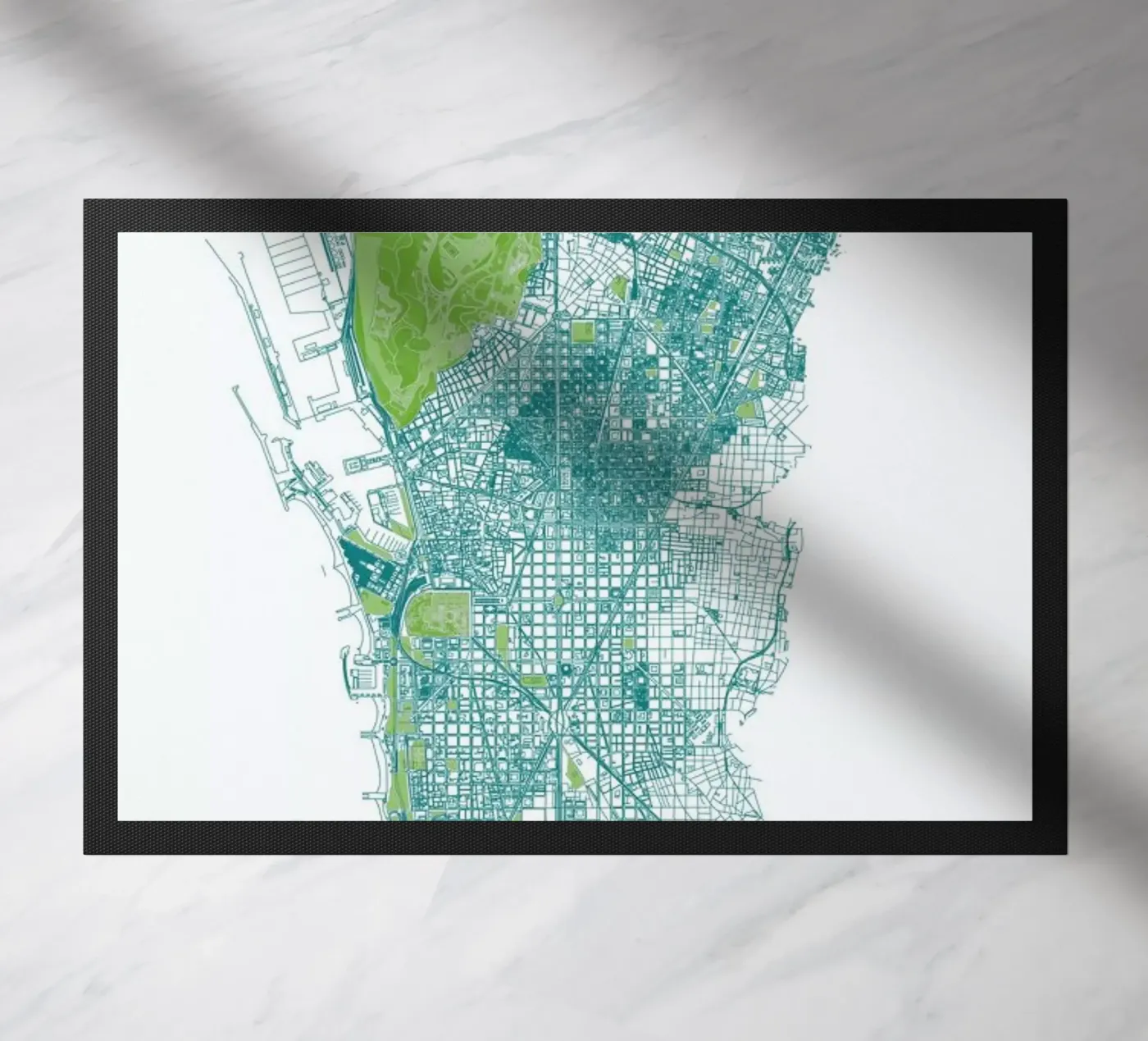 Barcelona Pattern No Pattern deurmat van Mattygug