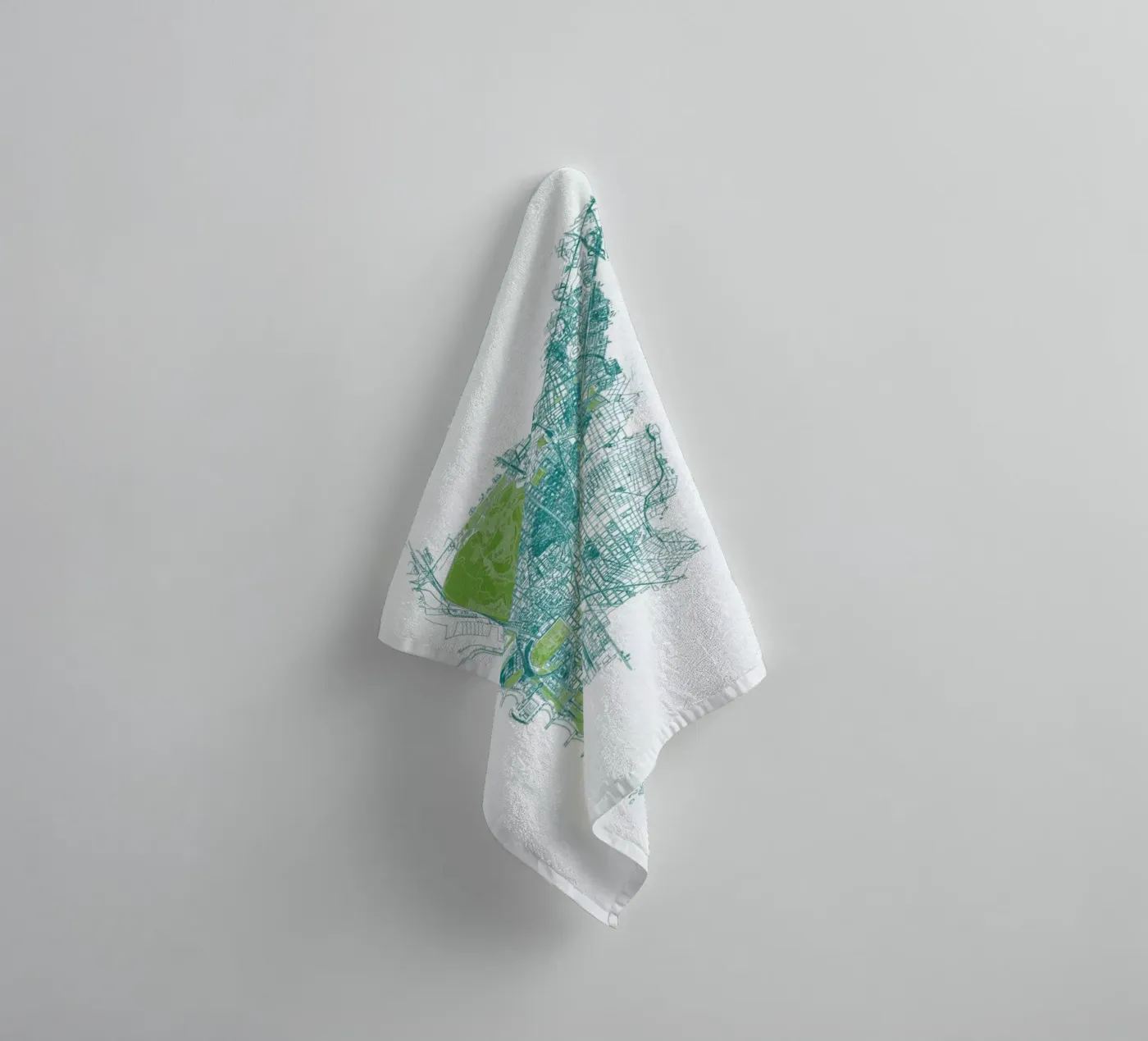 Barcelona Pattern No Pattern Handtuch von Mattygug