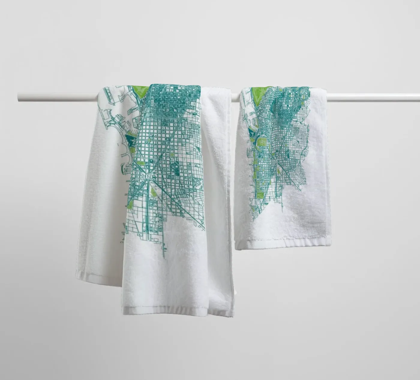 Barcelona Pattern No Pattern towel by Mattygug