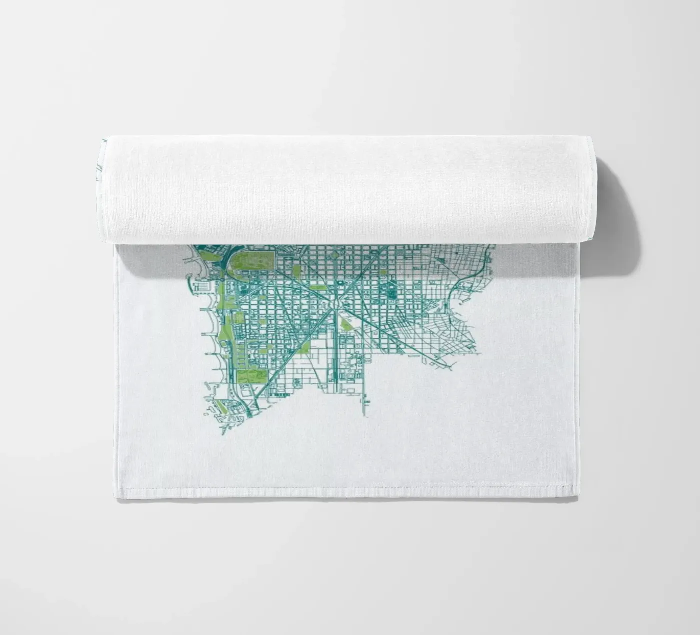 Barcelona Pattern No Pattern strandhanddoek van Mattygug