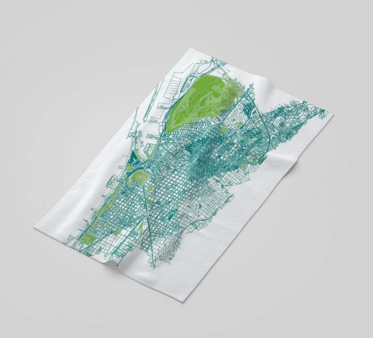 Barcelona Pattern No Pattern beach towel by Mattygug