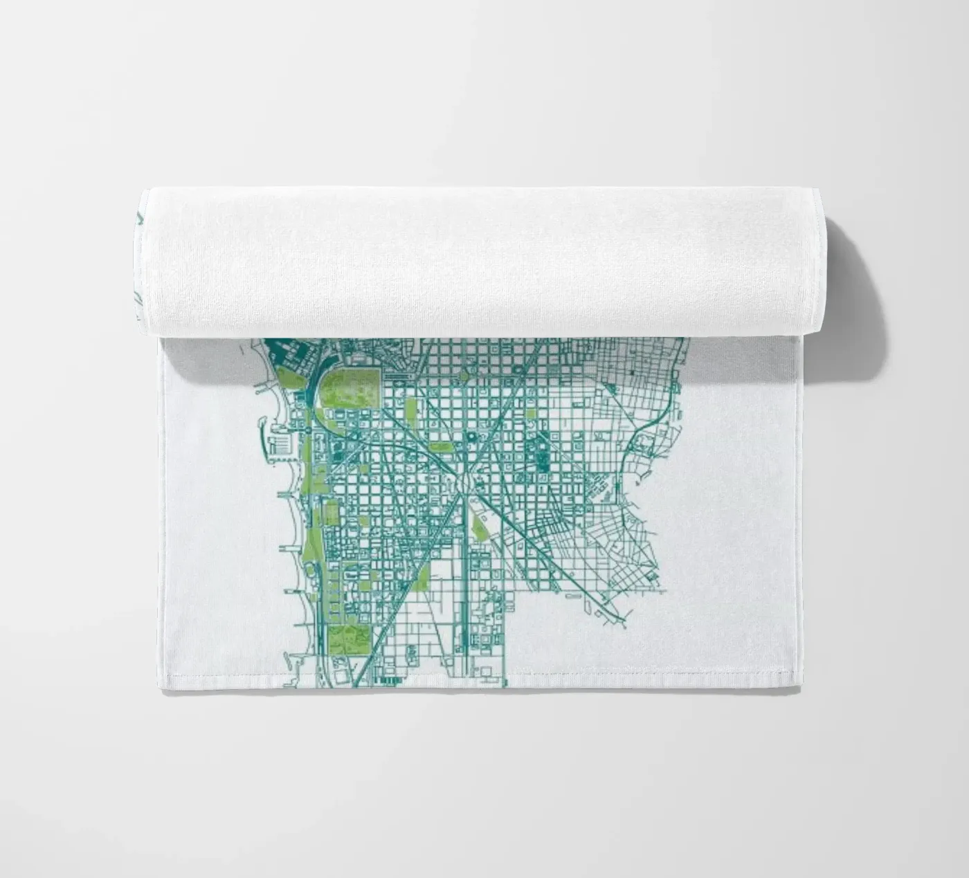 Barcelona Pattern No Pattern strandhanddoek van Mattygug