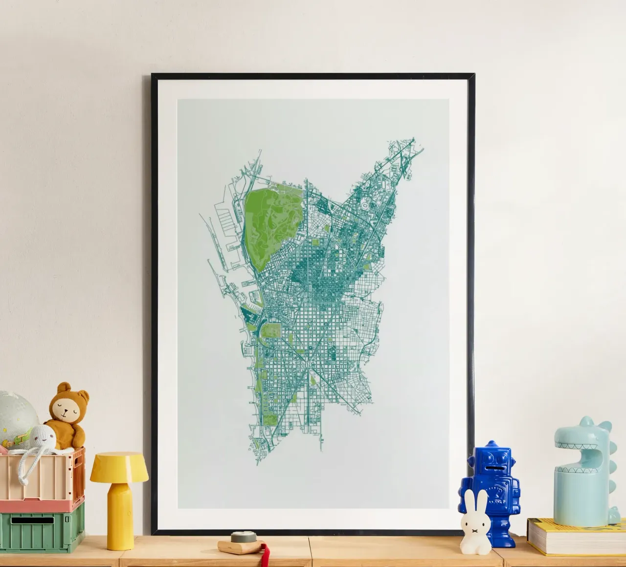 Barcelona Pattern No Pattern Hahnemühle von Mattygug