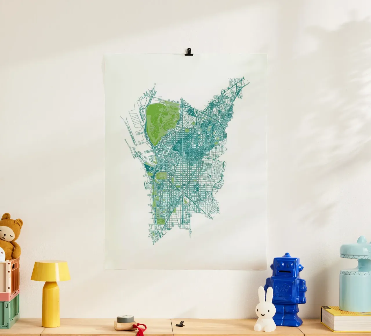 Barcelona Pattern No Pattern Hahnemühle von Mattygug