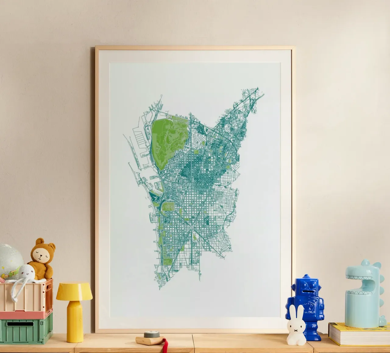 Barcelona Pattern No Pattern Hahnemühle von Mattygug