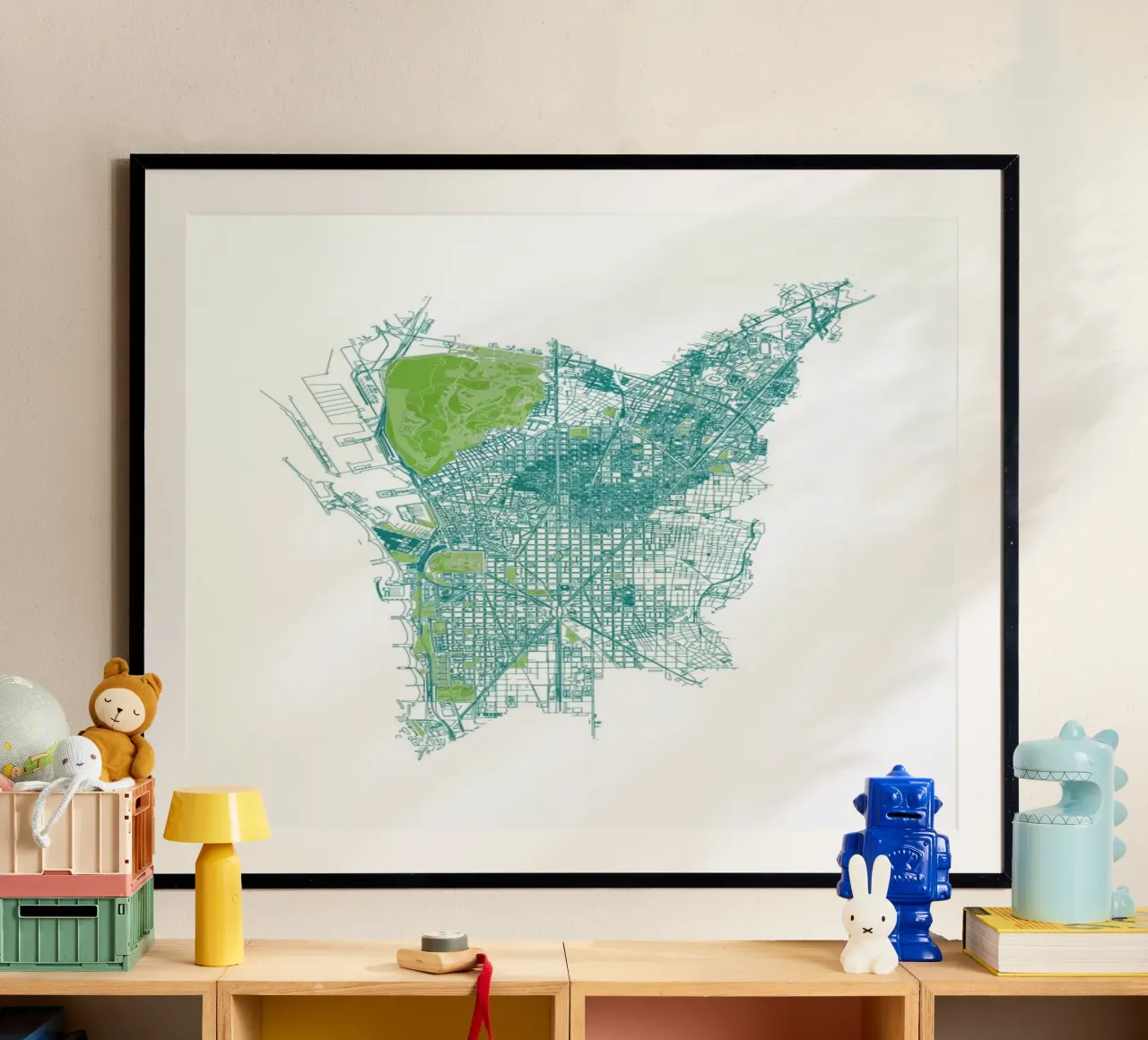 Barcelona Pattern No Pattern Hahnemühle von Mattygug