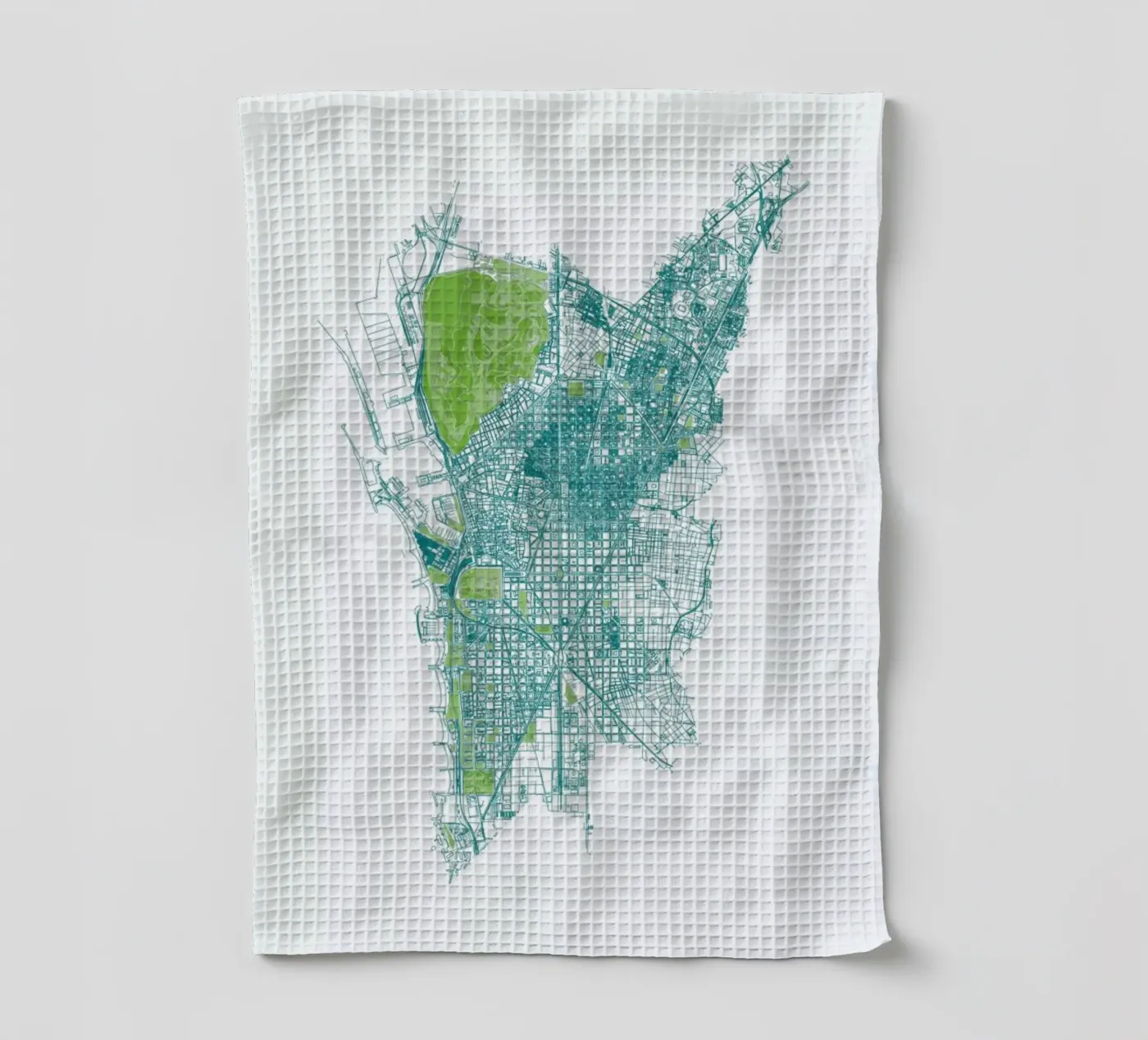 Barcelona Pattern No Pattern theedoek van Mattygug