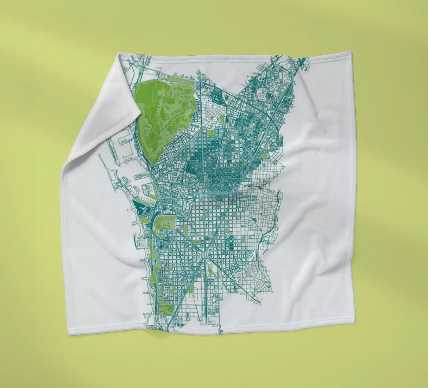 Barcelona Pattern No Pattern coperta in pile da Mattygug