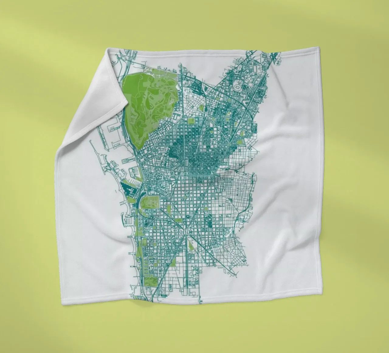 Barcelona Pattern No Pattern coperta in pile da Mattygug