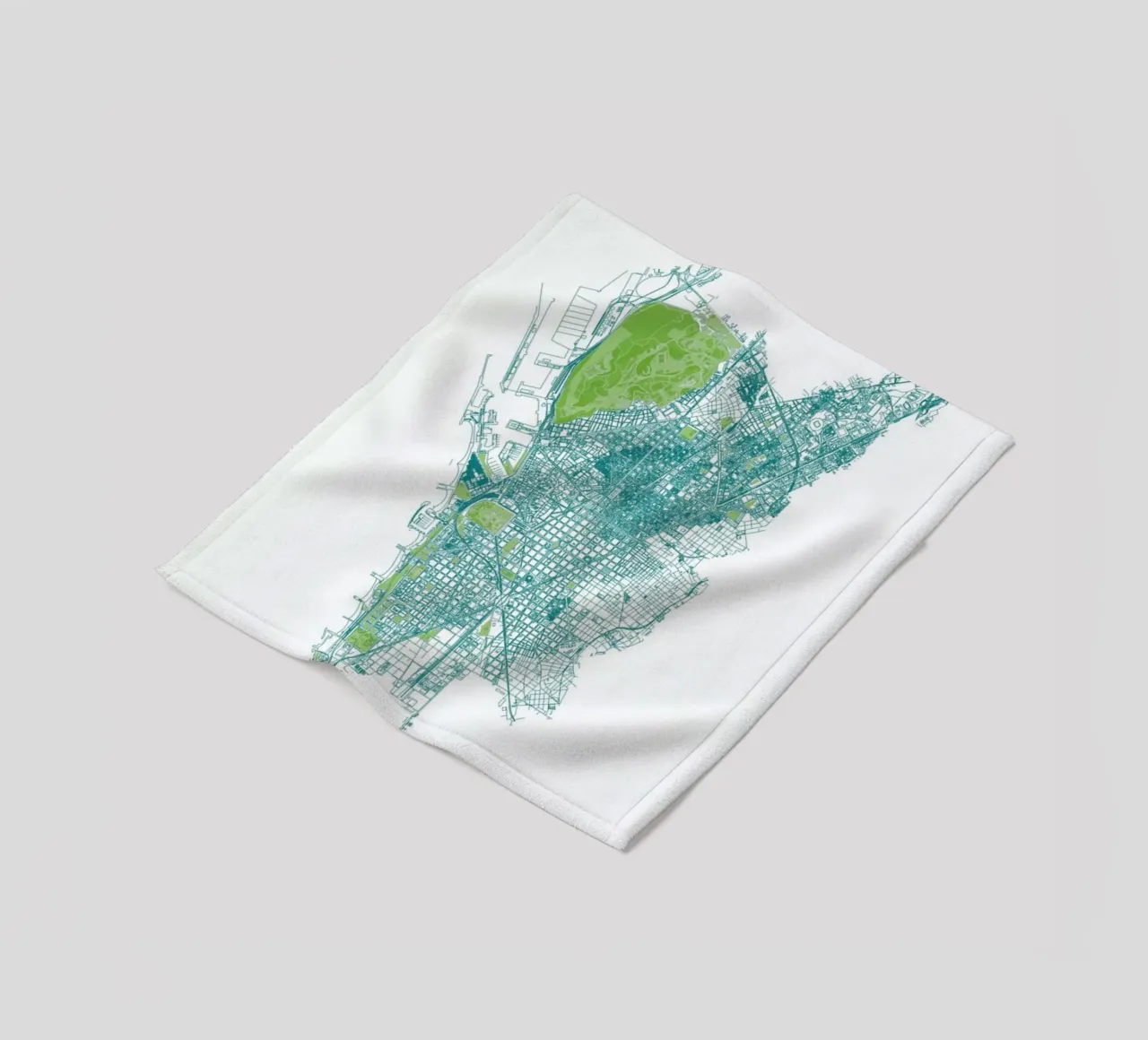 Barcelona Pattern No Pattern coperta in pile da Mattygug