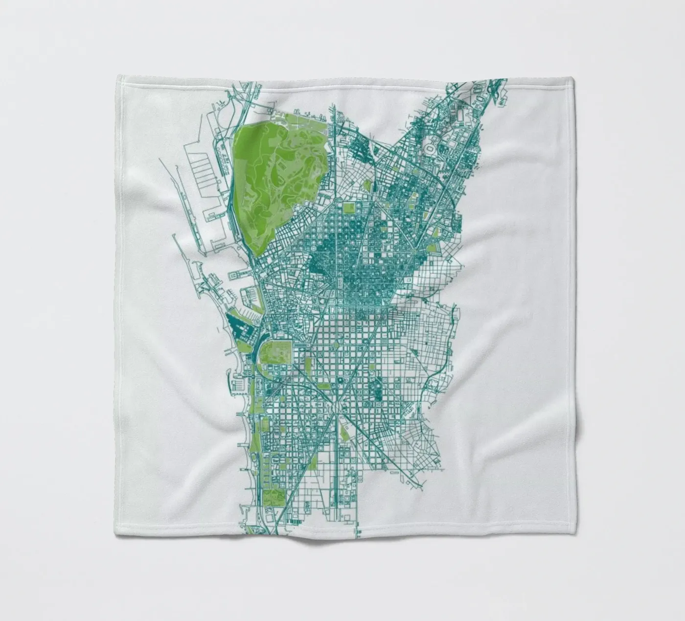 Barcelona Pattern No Pattern coperta in pile da Mattygug