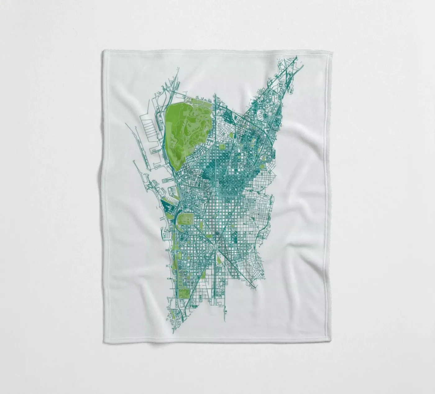 Barcelona Pattern No Pattern coperta in pile da Mattygug