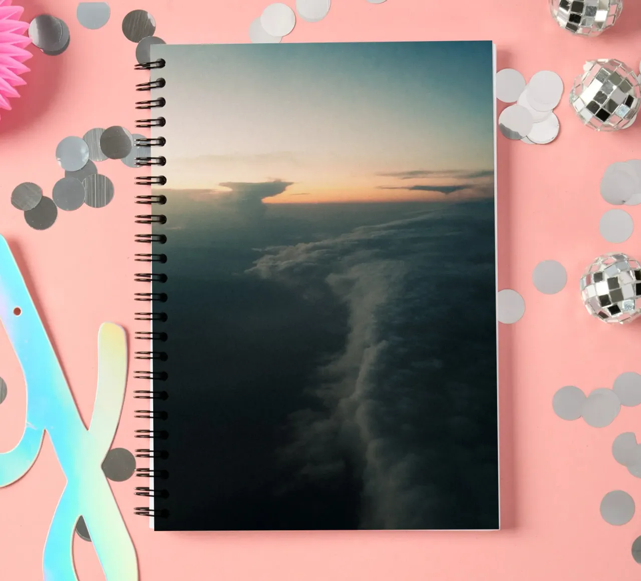 Dreamy Cloud spiral notebook by Sebastian Hilgetag