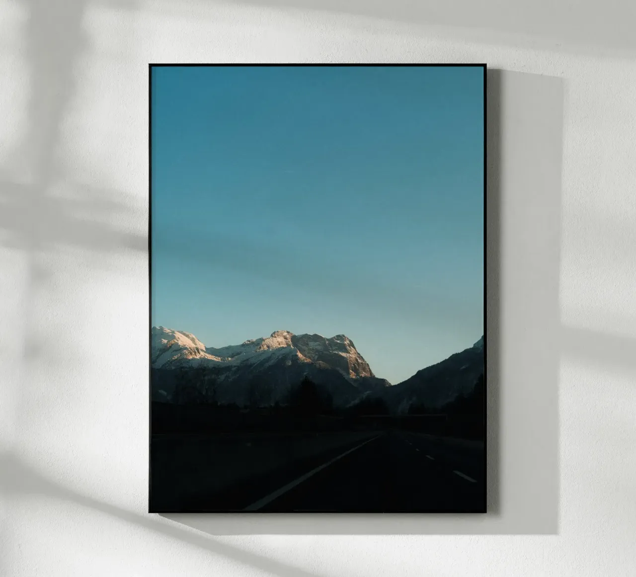 Road to the Alps plexiglass da Sebastian Hilgetag