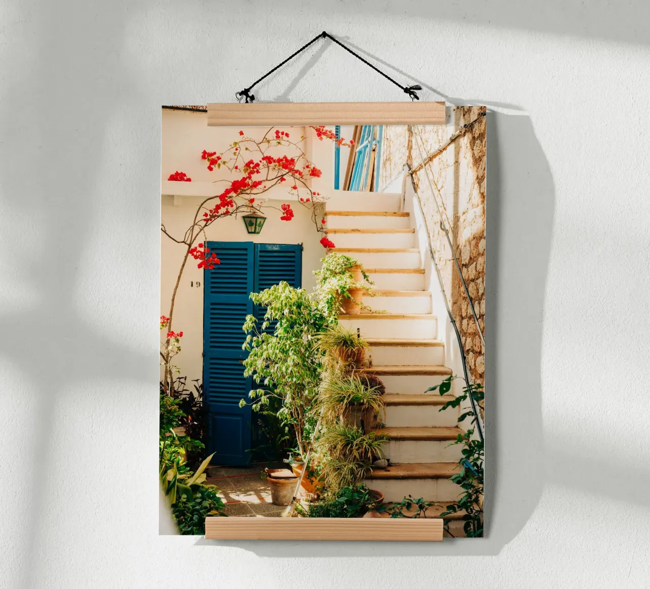 Maiorca, Spagna - scale verdi piantate nel giardino di casa carta hahnemühle da Bold and Retro