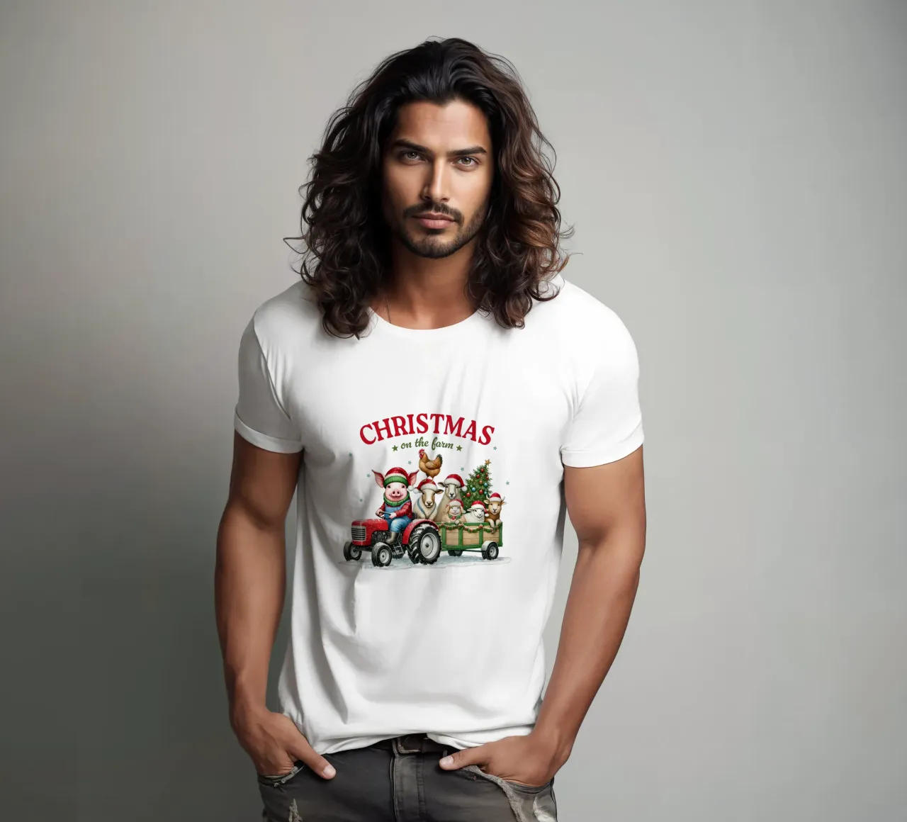 X Christmas on the farm t-shirt da edsonramosart