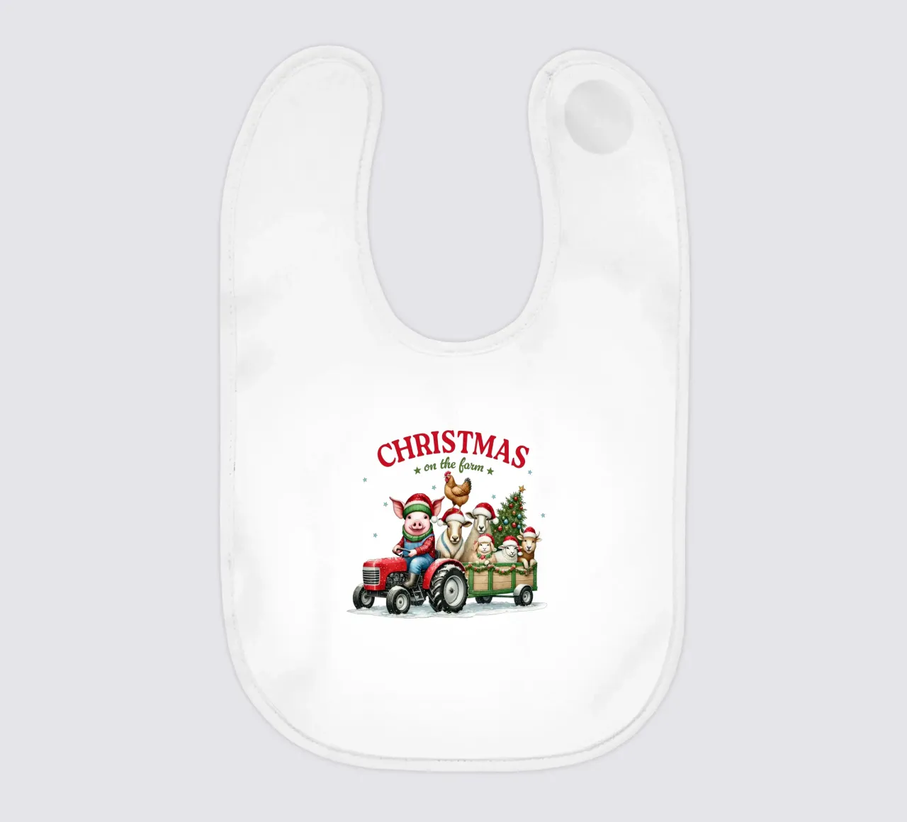 X Christmas on the farm bavaglino da edsonramosart
