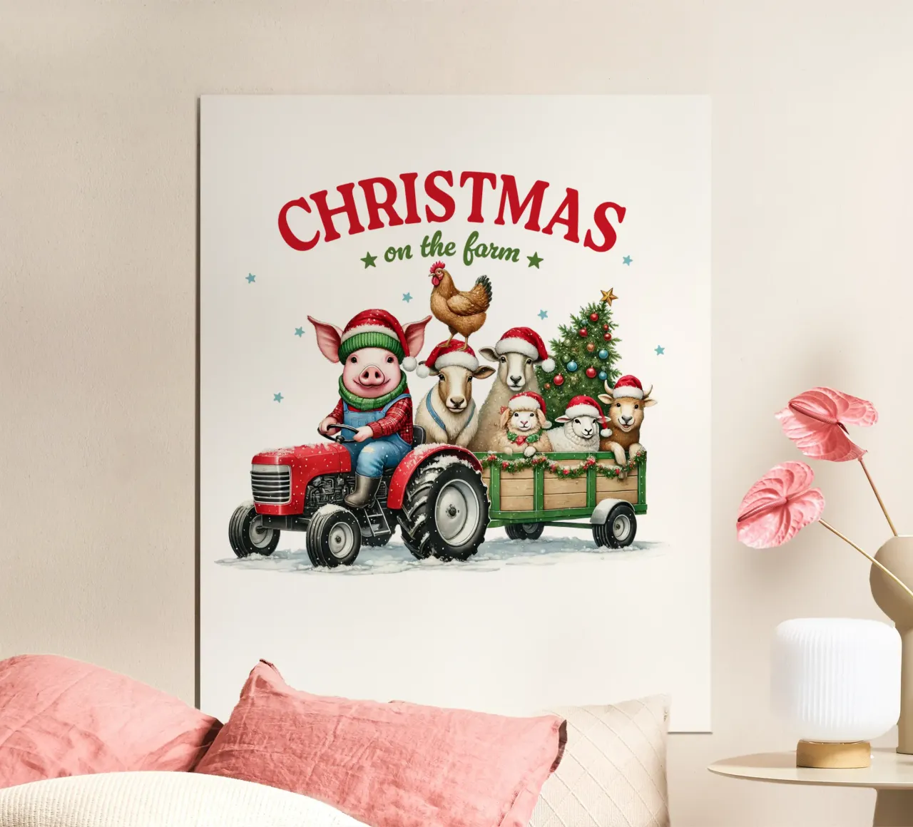 X Christmas on the farm carta hahnemühle da edsonramosart