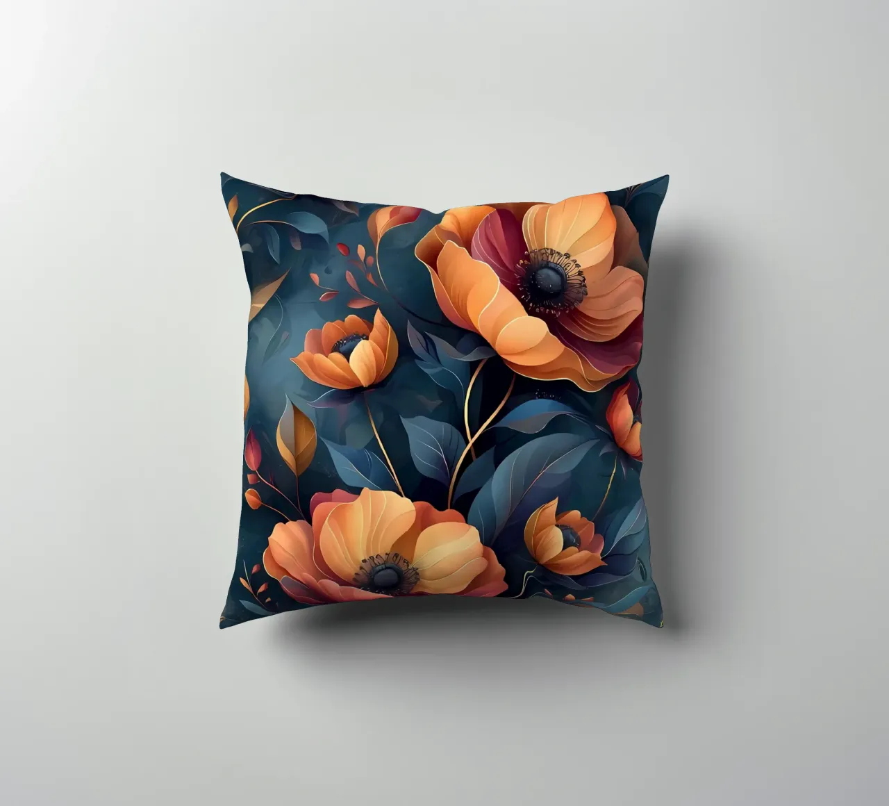 Opulent Blooms cuscino da Artistic-shop