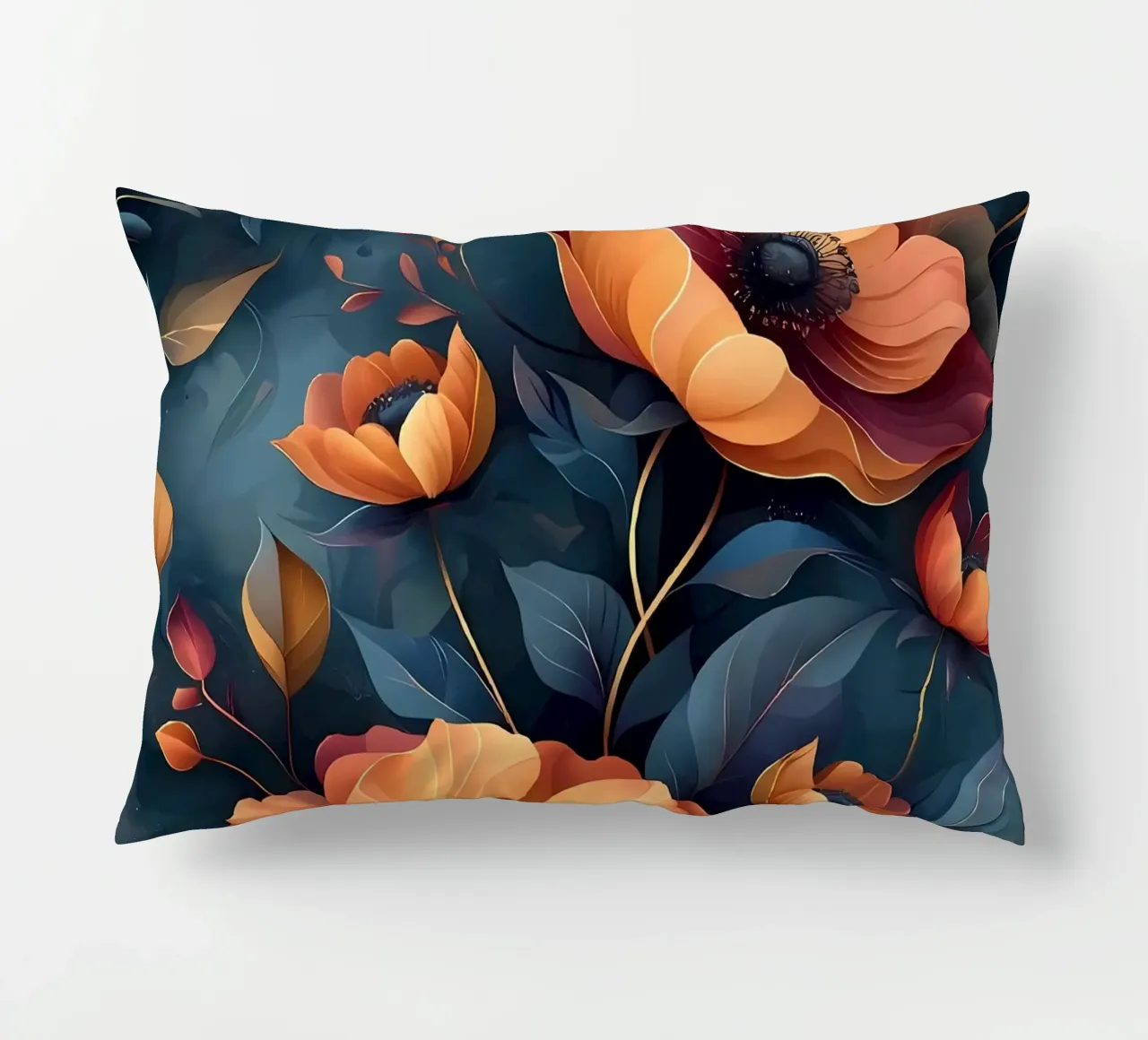 Opulent Blooms cuscino da Artistic-shop