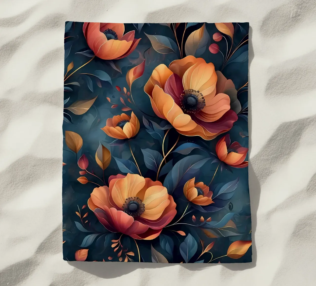 Opulent Blooms telo mare da Artistic-shop
