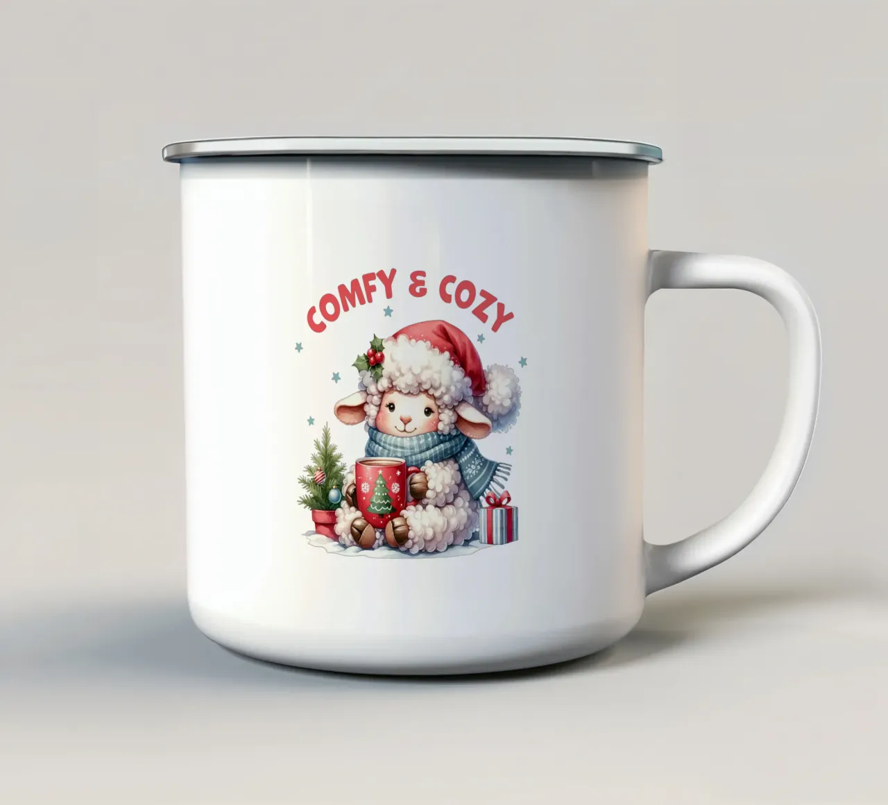 Comfy & Cozy tazza in smalto da edsonramosart