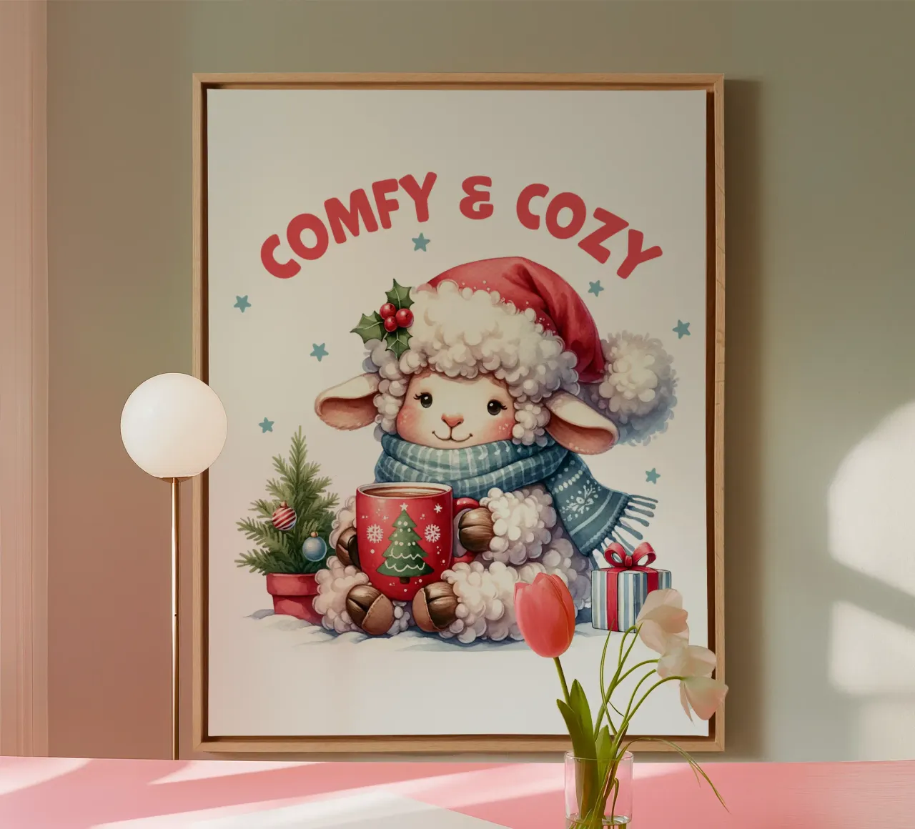 Comfy & Cozy tela con Cornice a cassetta da edsonramosart