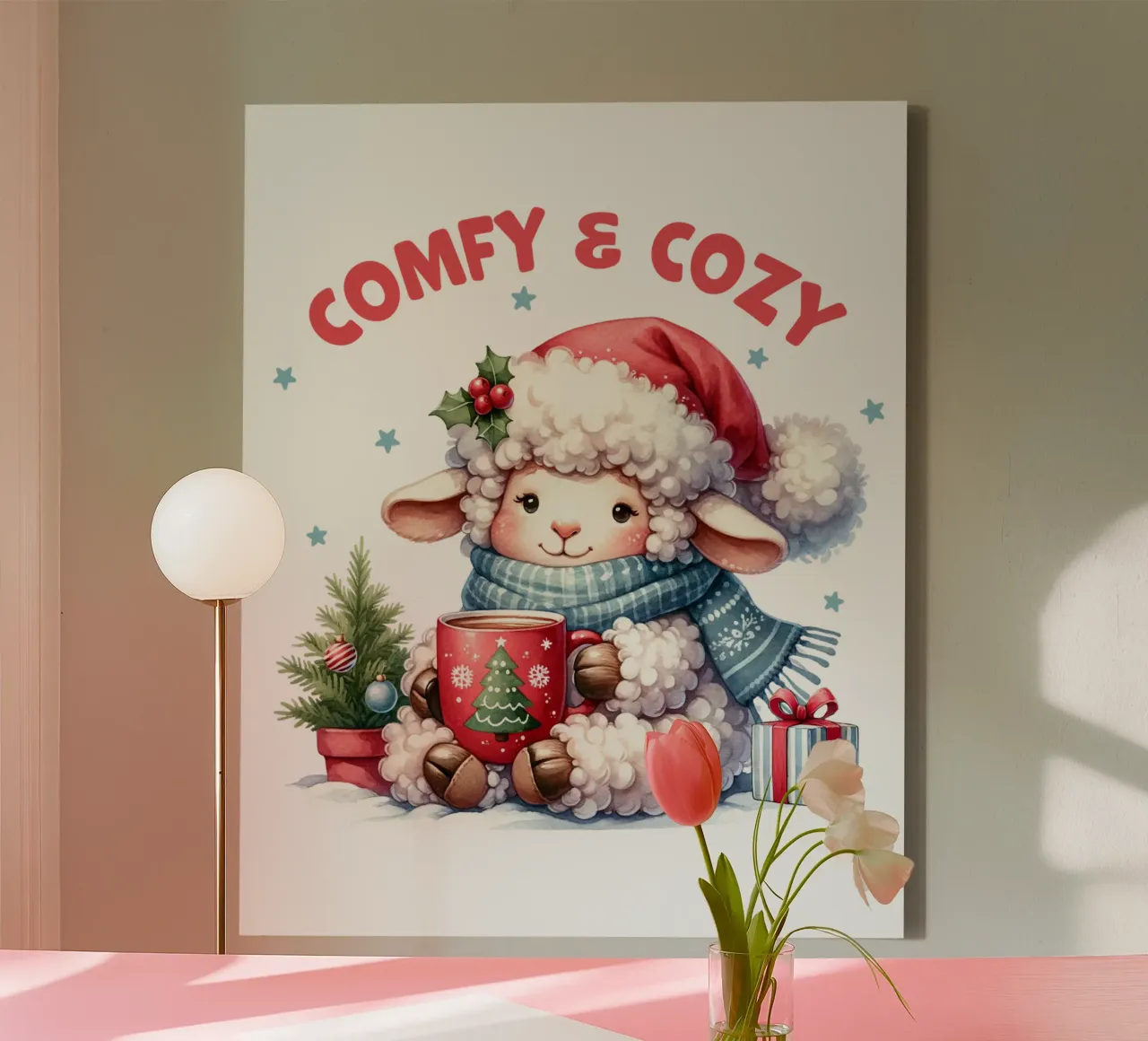 Comfy & Cozy tela con Cornice a cassetta da edsonramosart