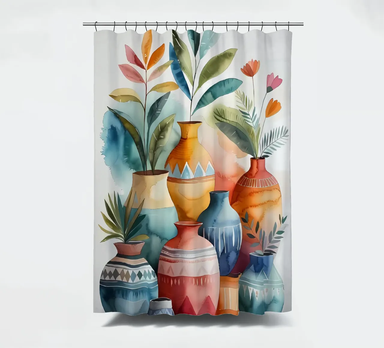 Vasi di serenità tenda da doccia da Artistic-shop