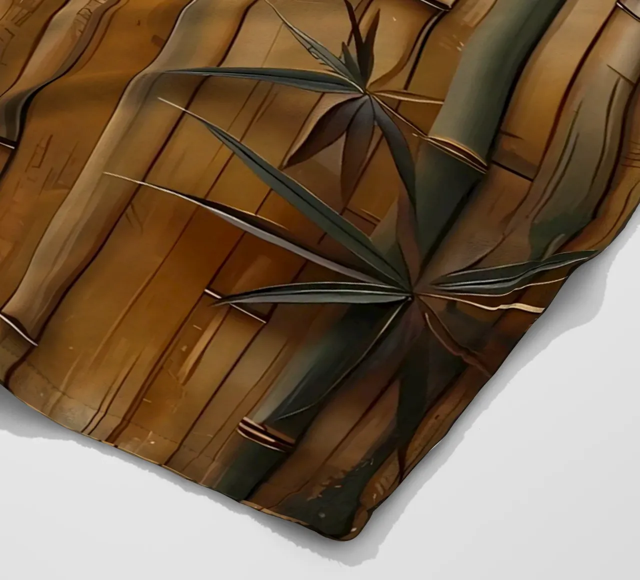 Serenità di bambù coperta in pile da Artistic-shop