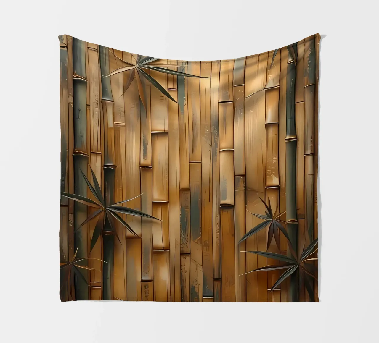 Serenità di bambù coperta in pile da Artistic-shop