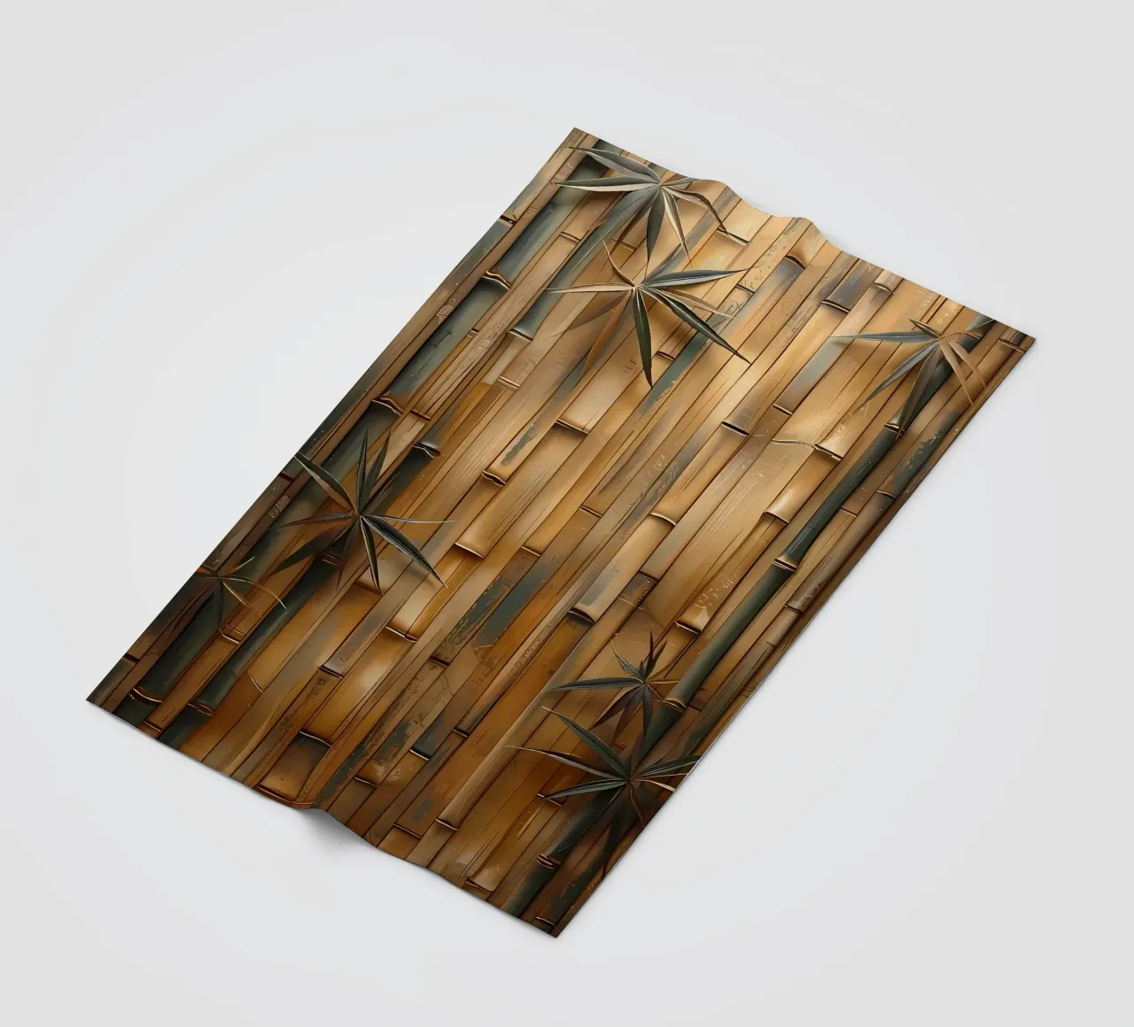 Serenità di bambù coperta in pile da Artistic-shop