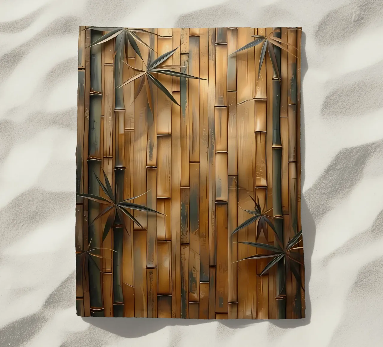 Bamboo Serenity beach towel by Artistic-shop