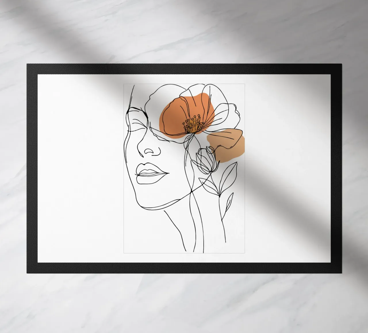 Woman's face elegantly zerbino da LisaArtes