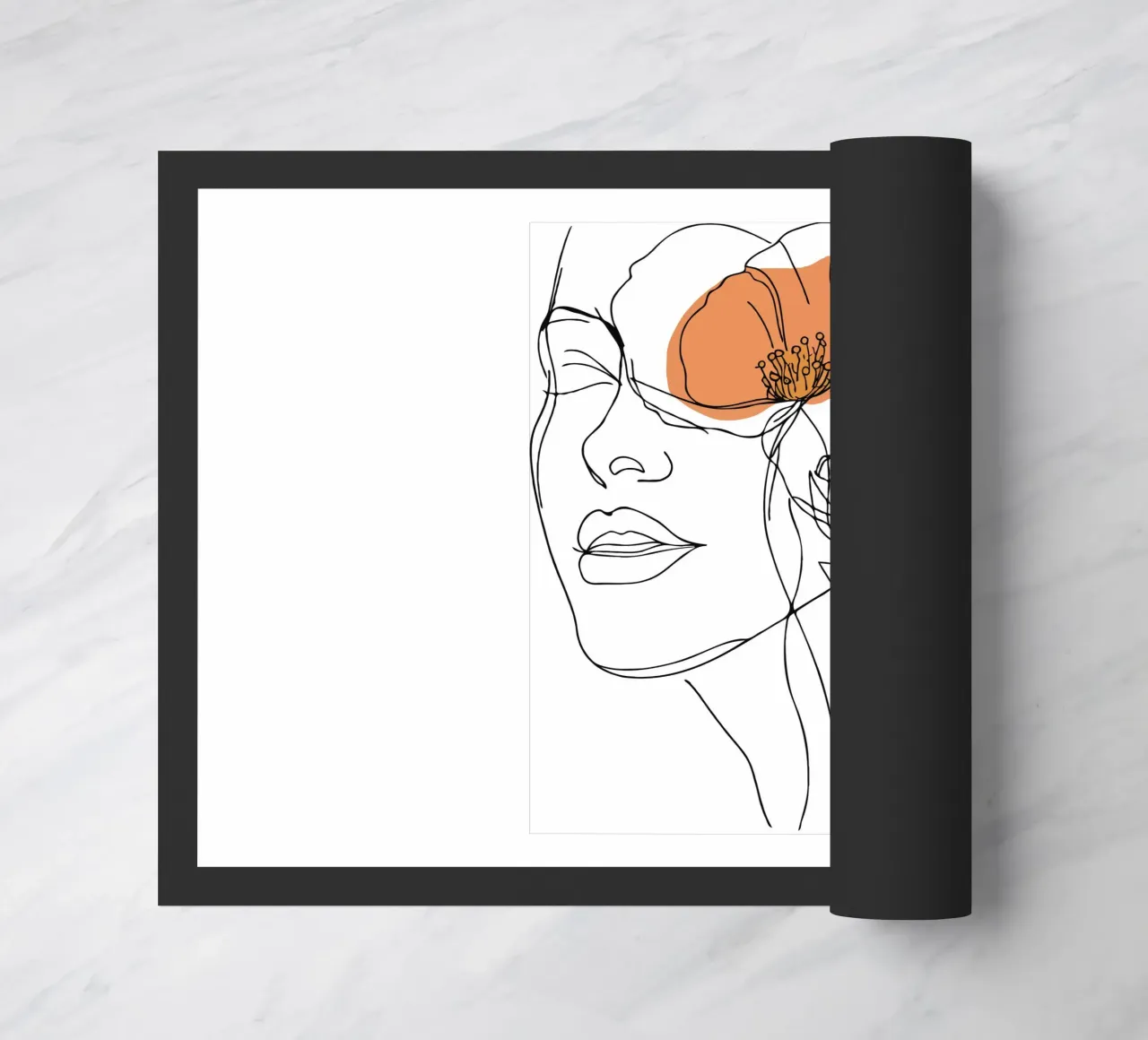 Woman's face elegantly zerbino da LisaArtes