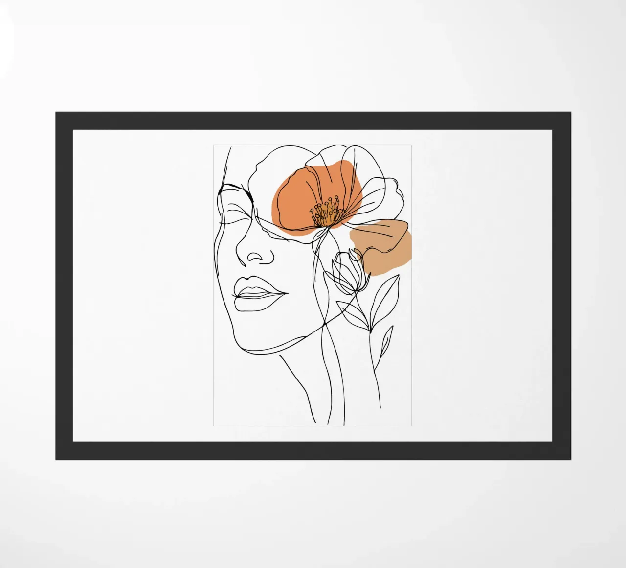 Woman's face elegantly zerbino da LisaArtes