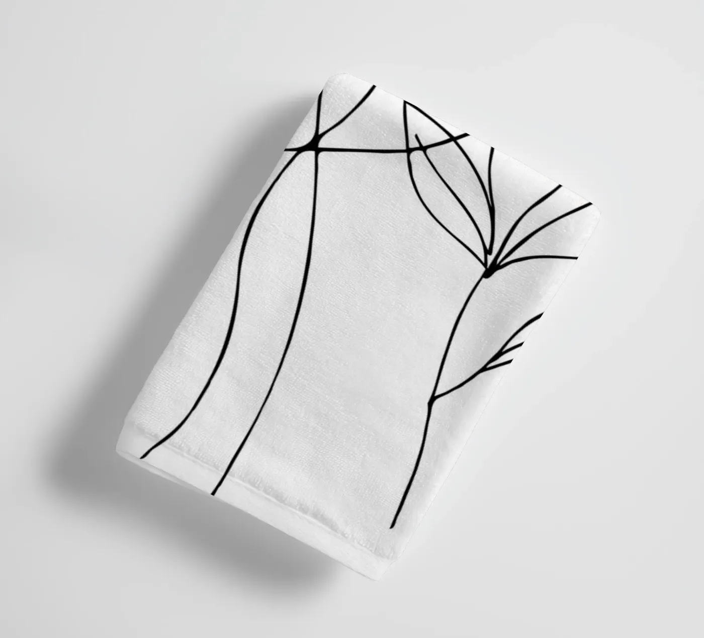 Woman's face elegantly towel by LisaArtes