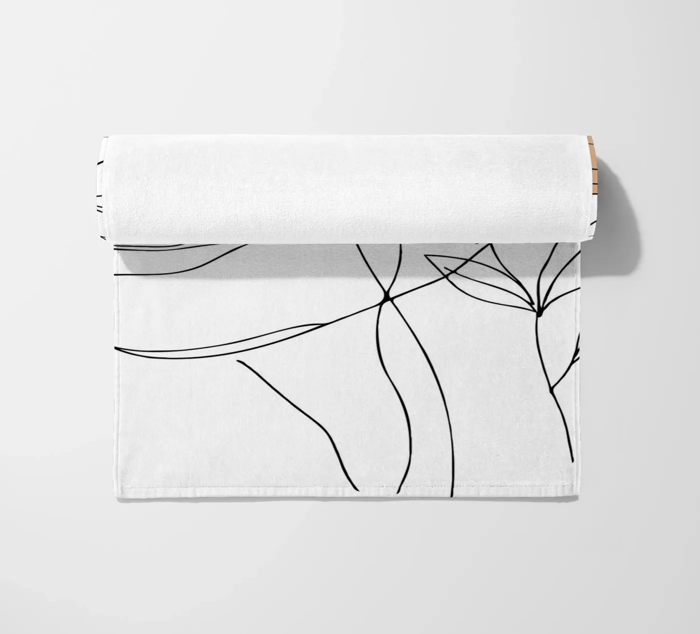 Woman's face elegantly telo mare da LisaArtes