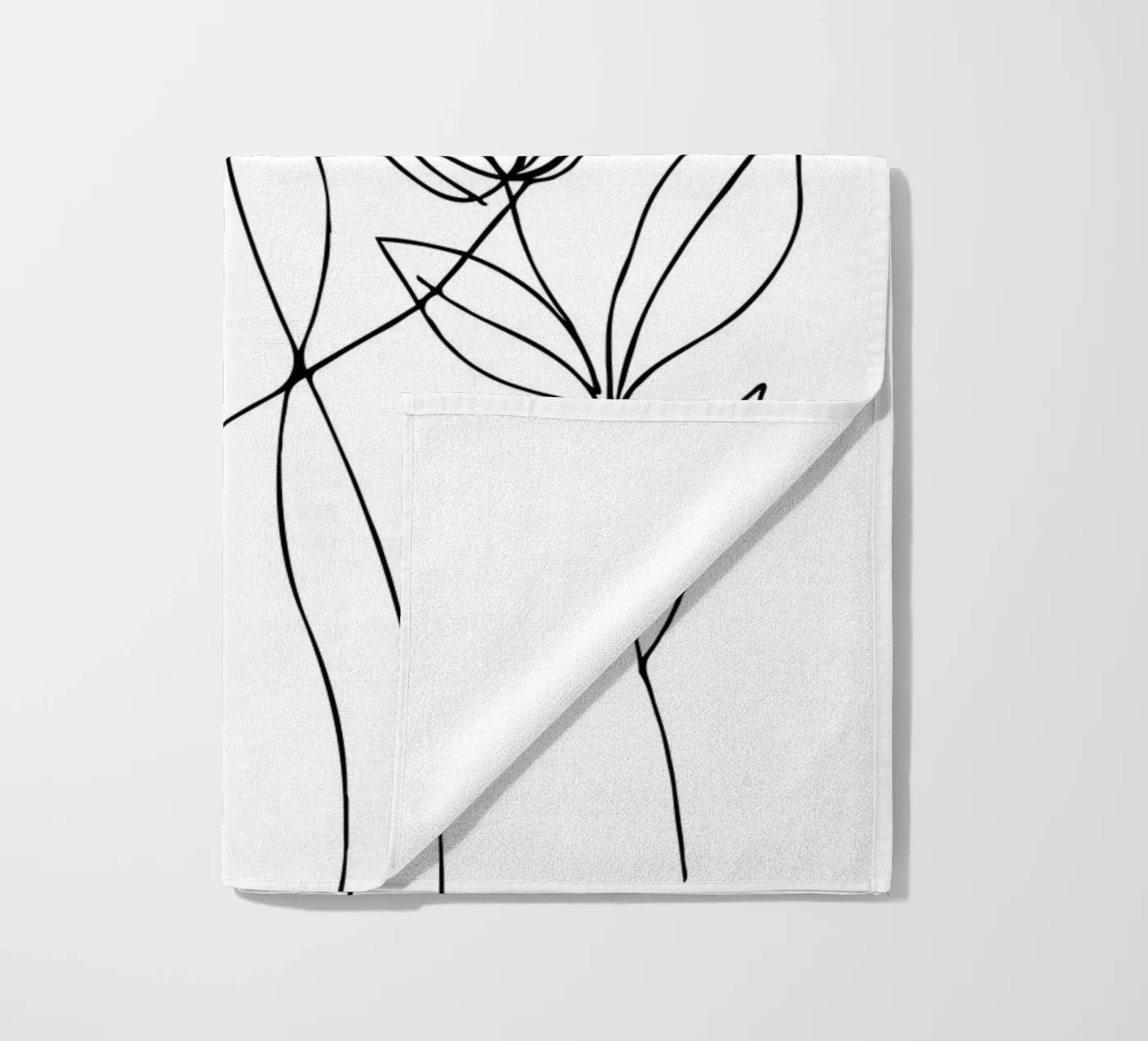 Woman's face elegantly telo mare da LisaArtes