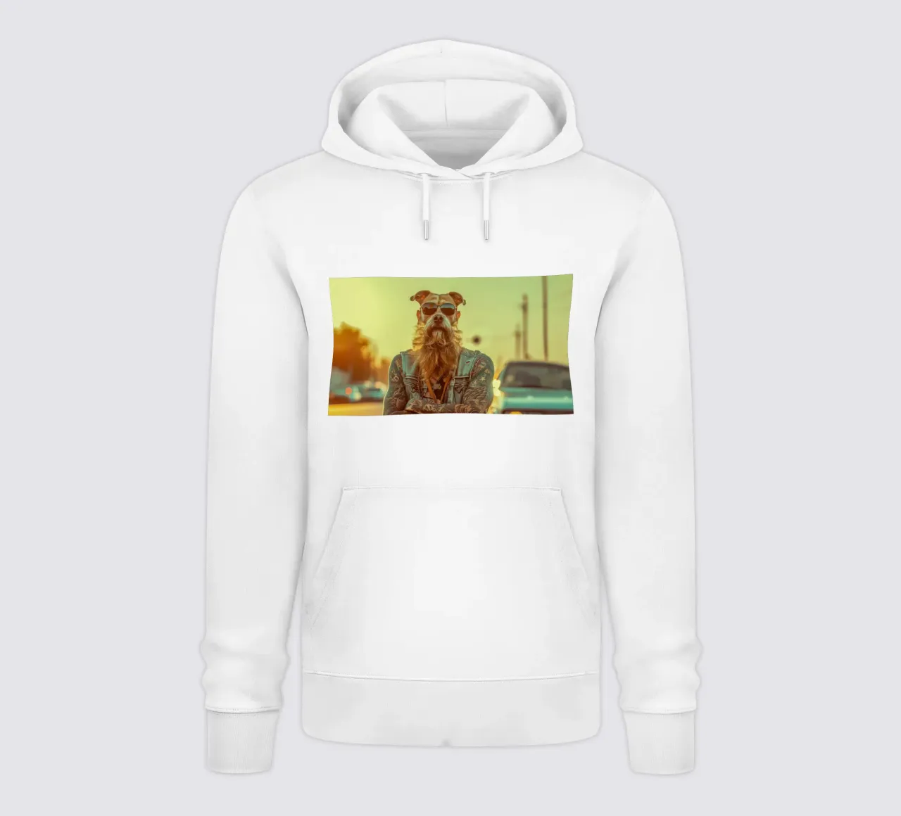 Mikey felpa con cappuccio da Affiches Chien Originales – Dogland