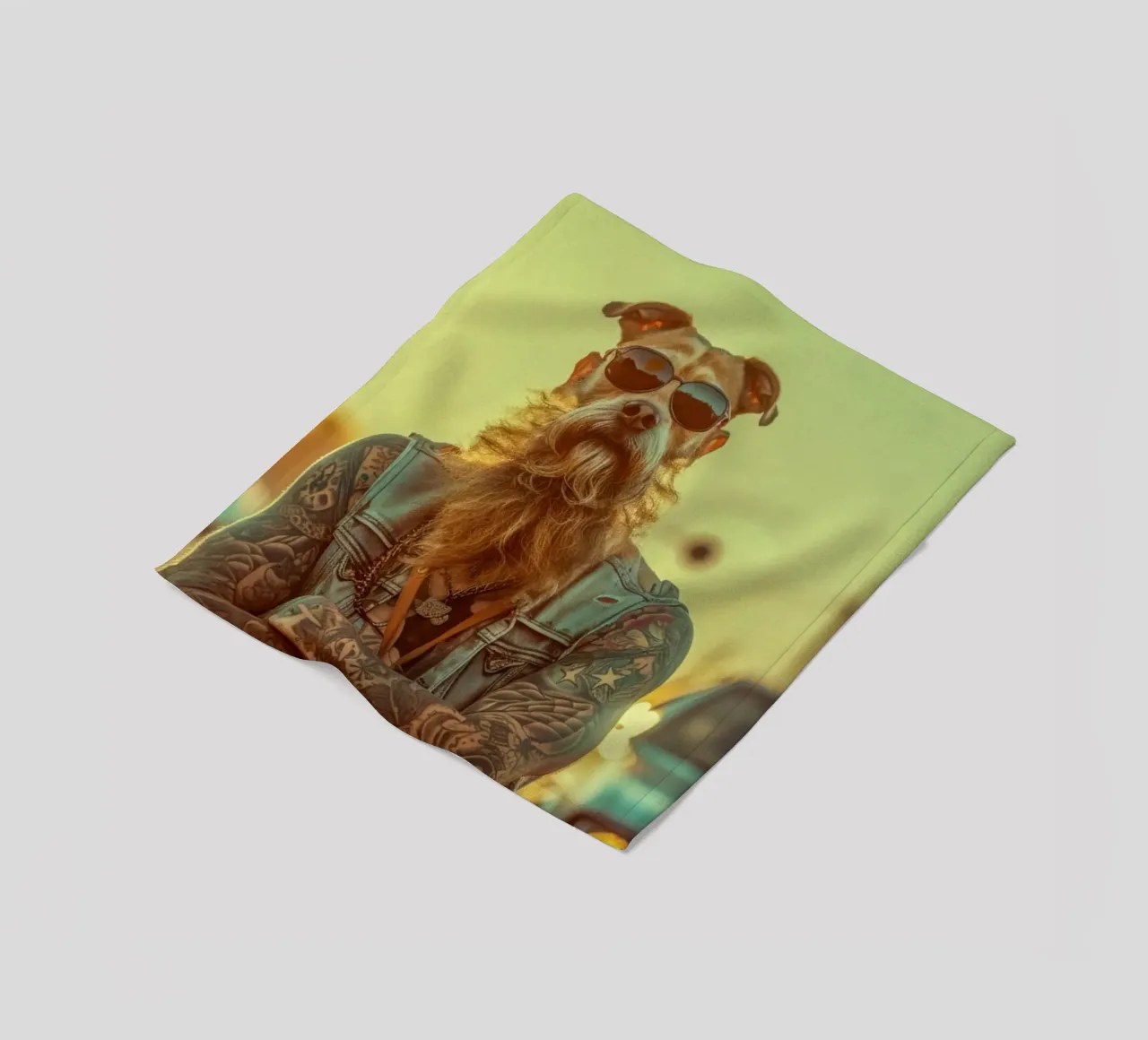 Mikey fleecedeken van Affiches Chien Originales – Dogland