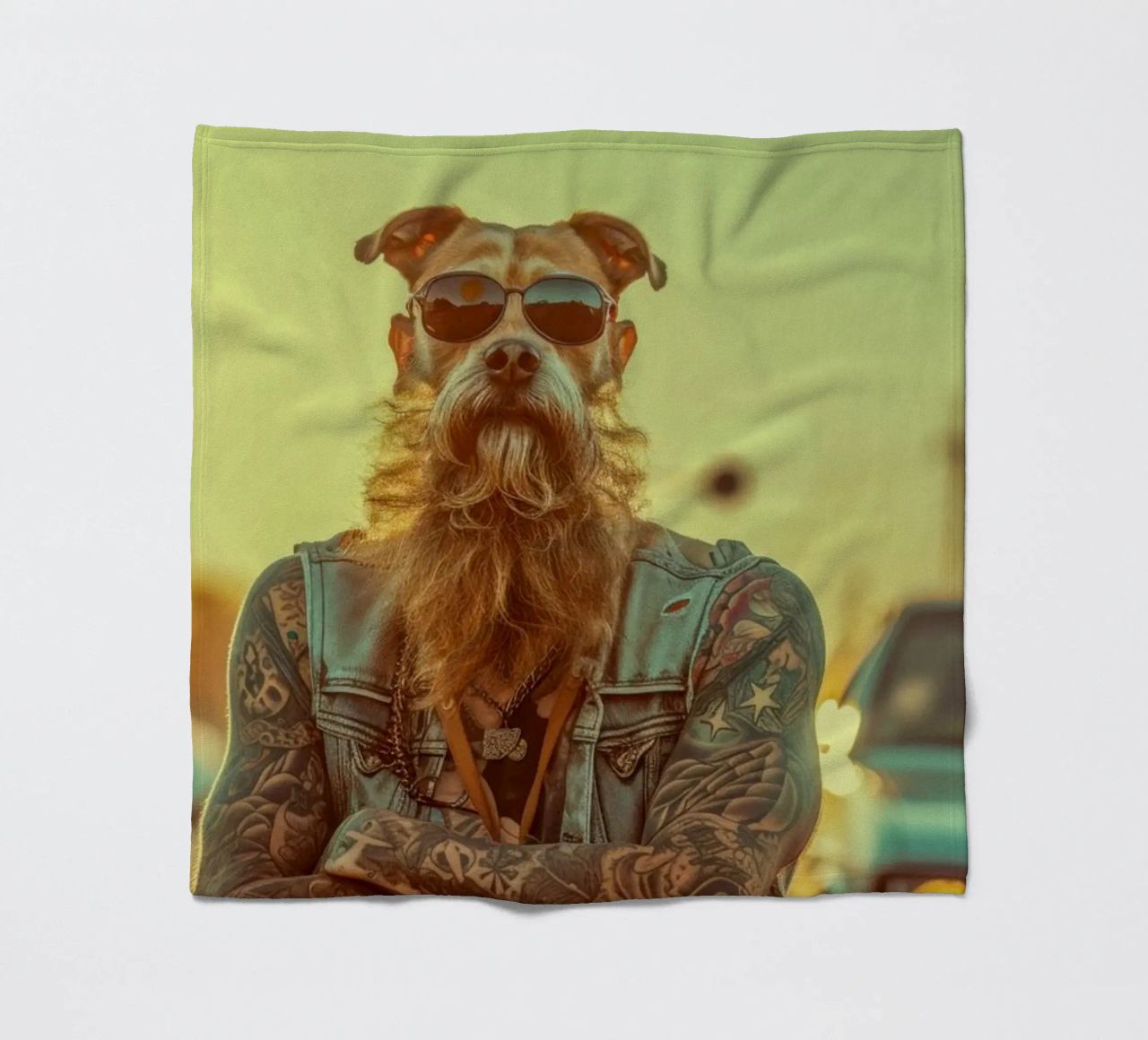 Mikey coperta in pile da Affiches Chien Originales – Dogland