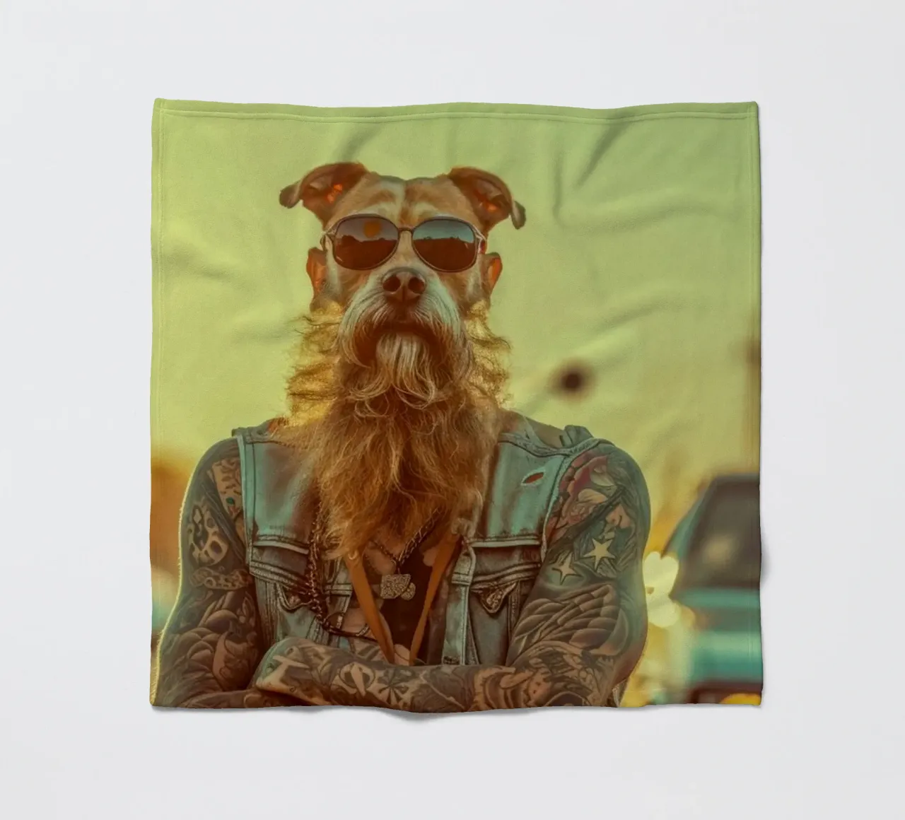 Mikey fleece blanket by Affiches Chien Originales – Dogland