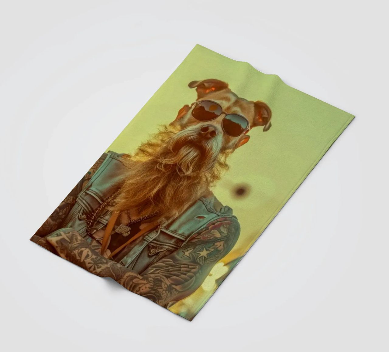 Mikey coperta in pile da Affiches Chien Originales – Dogland