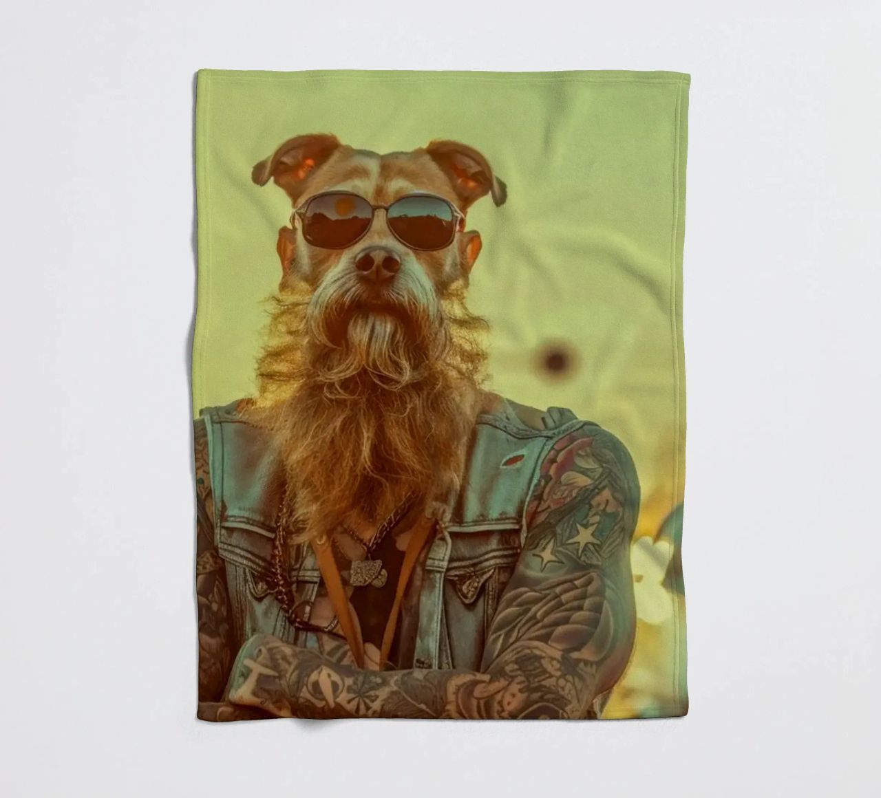 Mikey coperta in pile da Affiches Chien Originales – Dogland