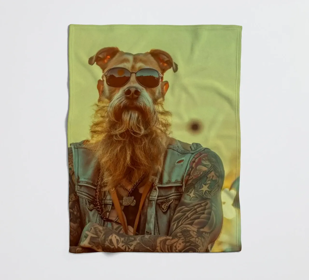 Mikey fleecedeken van Affiches Chien Originales – Dogland