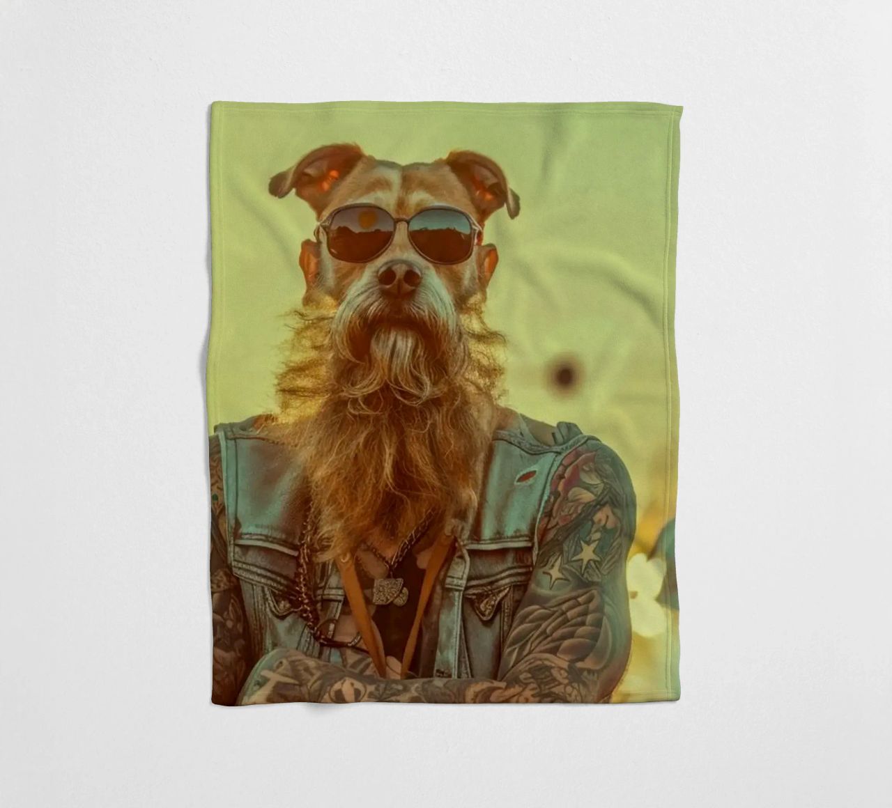 Mikey coperta in pile da Affiches Chien Originales – Dogland
