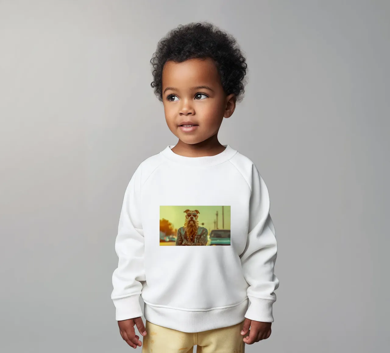 Mikey baby sweatshirt van Affiches Chien Originales – Dogland
