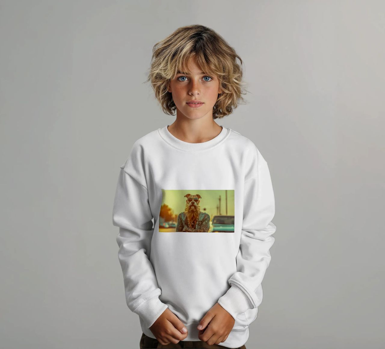 Mikey felpa bambino da Affiches Chien Originales – Dogland